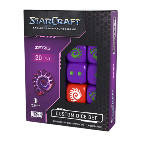 StarCraft The Miniatures Game: Zerg: Dice Set