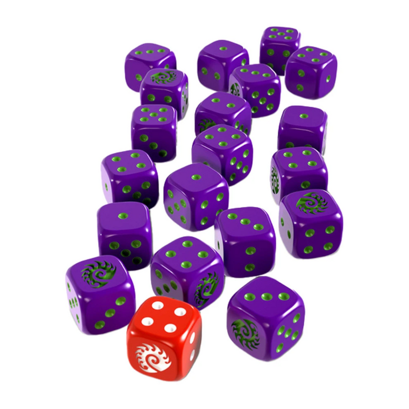 StarCraft The Miniatures Game: Zerg: Dice Set