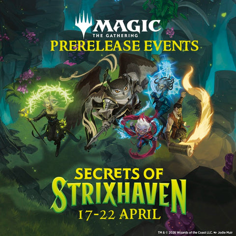 MTG Secrets of Strixhaven Prerelease events
