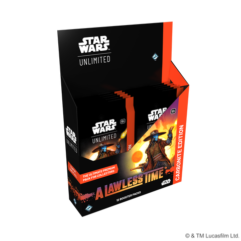Star Wars Unlimited: A Lawless Time: Carbonite Booster Display