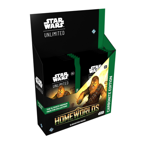 Star Wars Unlimited: Homeworlds: Carbonite Booster Display