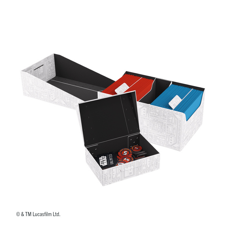 Star Wars Unlimited: Double Soft Crate: Unlimited Pattern White
