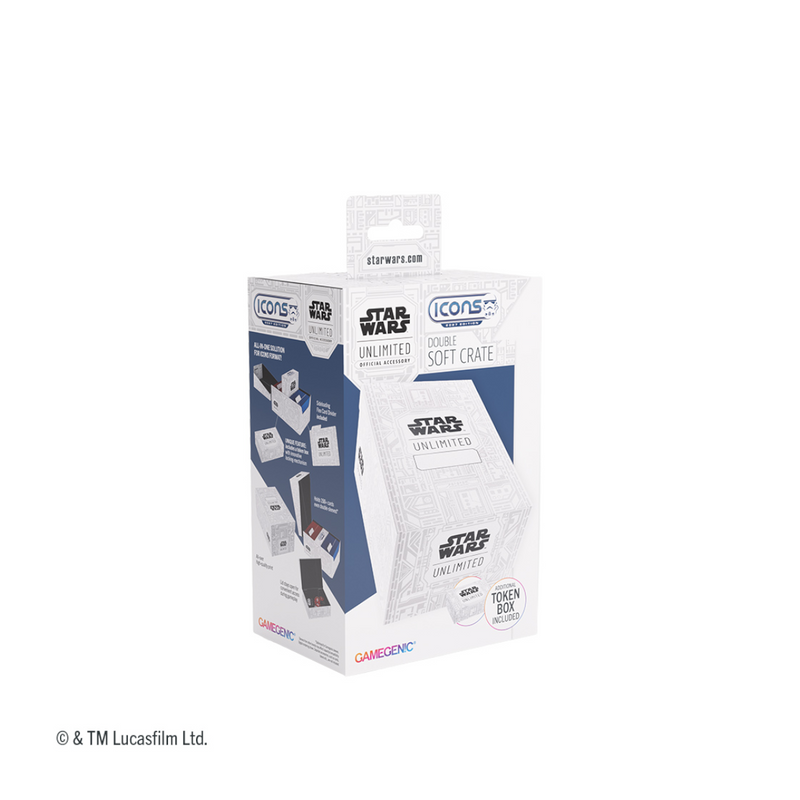 Star Wars Unlimited: Double Soft Crate: Unlimited Pattern White