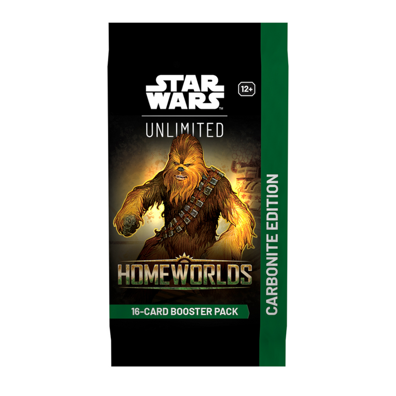 Star Wars Unlimited: Homeworlds: Carbonite Booster Display Case (4)