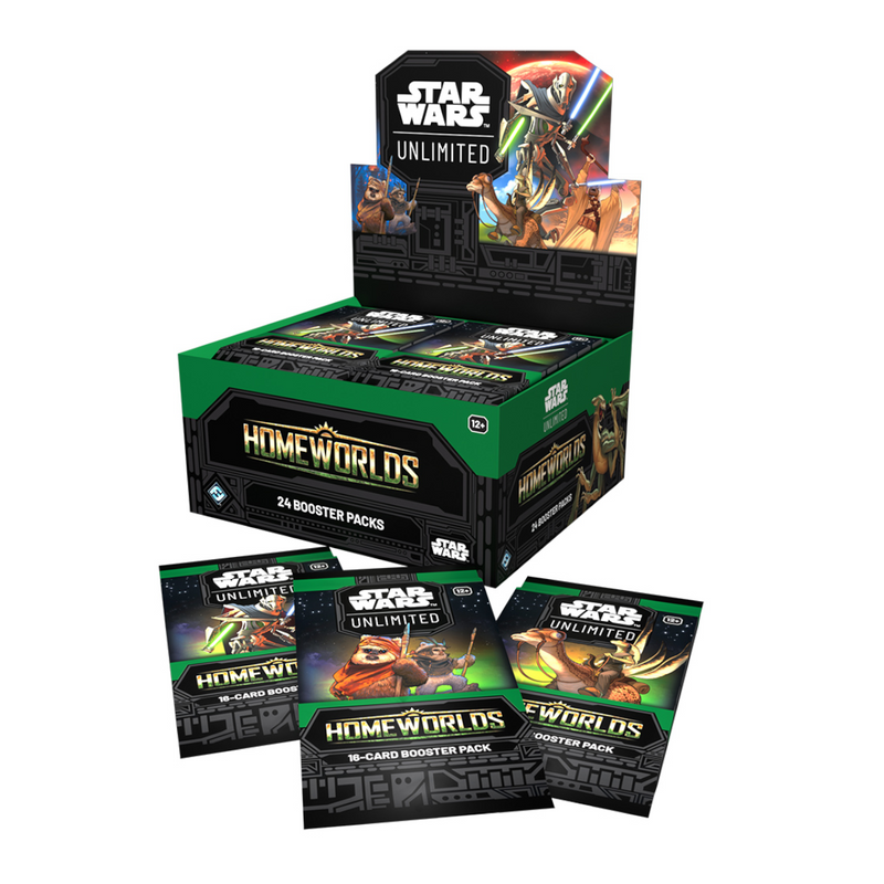 Star Wars Unlimited: Homeworlds: Booster Display