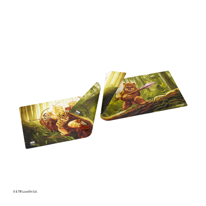 Star Wars Unlimited: Double-Sided Game Mat: Wicket & Ewok Archers