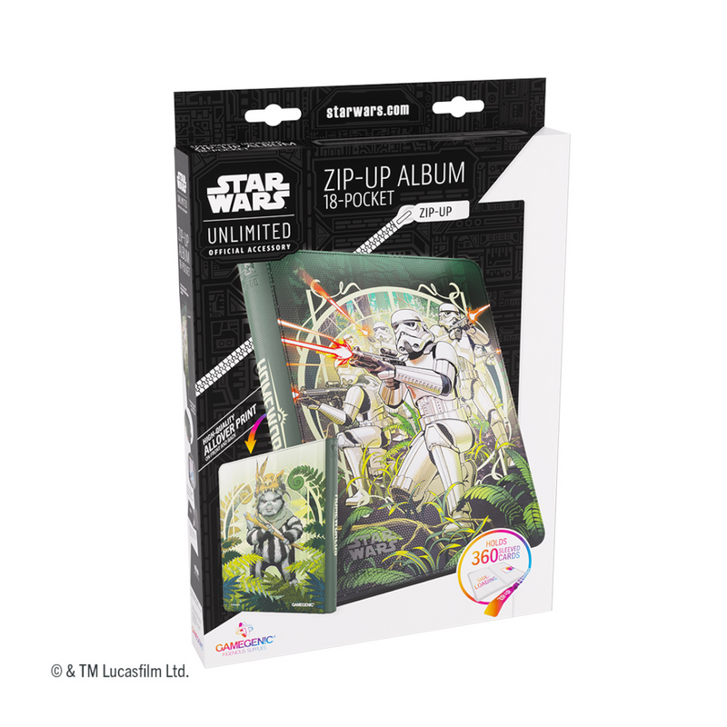 Star Wars Unlimited: Unlimited: Zip-Up Album 18-Pocket: The First Legion & Teebo