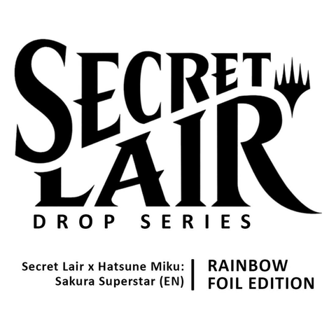 Magic the Gathering: Secret Lair x Hatsune Miku: Sakura Superstar - Rainbow Foil Edition