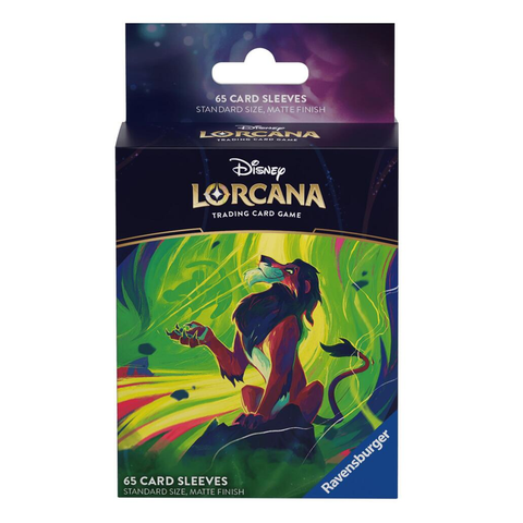 Lorcana TCG: Scar Sleeves - Vengeful Lion (65-Pack)