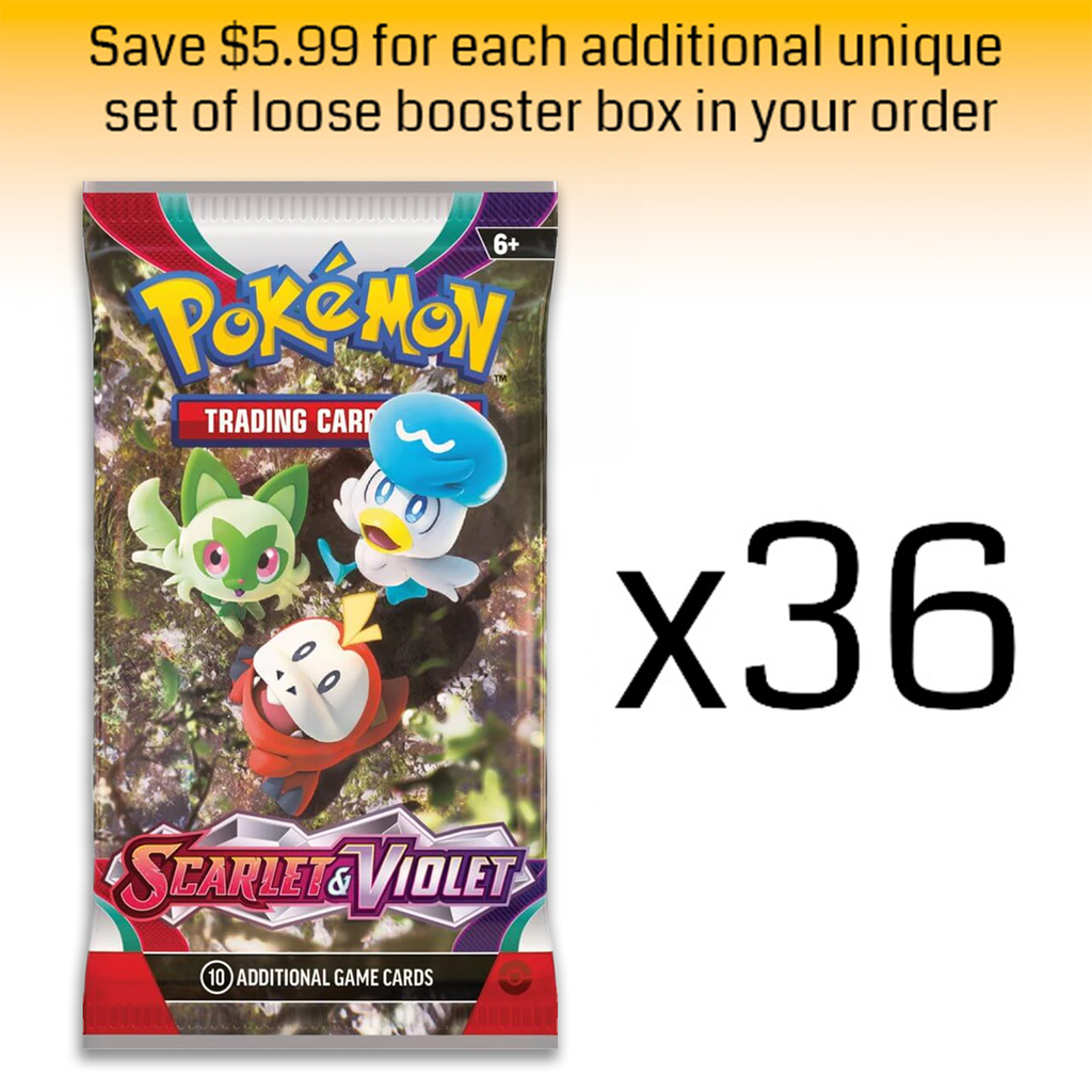 Pokémon TCG: Scarlet & Violet Loose Booster Box: 36 Loose Packs