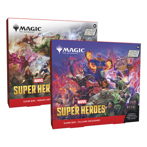 Magic the Gathering: Marvel Super Heroes: Scene Boxes (Set of 2)