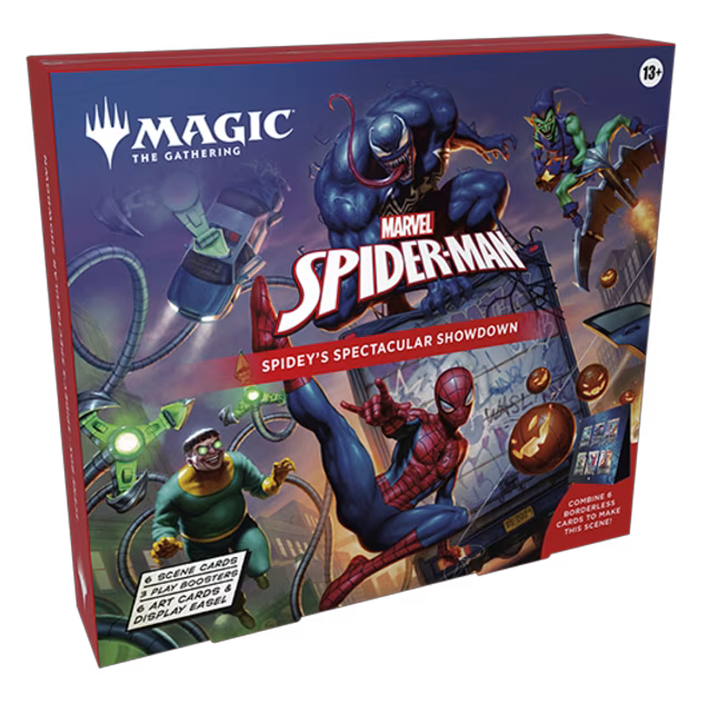 mtg spiderman scene box cards Magic The Gathering: Universes Beyond: Marvel's Spider-Man: Scene Box