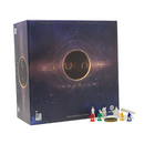 Dune: Imperium Deluxe Upgrade Pack board game box featuring a cosmic purple and gold design with geometric patterns and the Dune logo prominently displayed. 