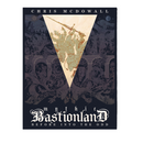 Mythic Bastionland TTRPG book with an ornate filigree design. 