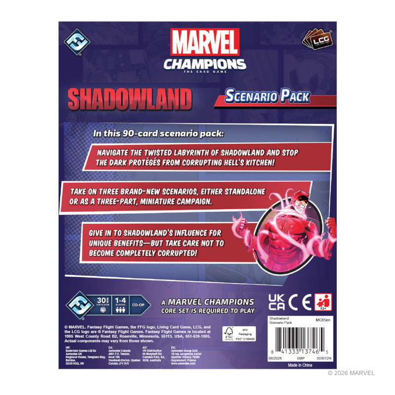 Marvel Champions LCG: Shadowland Scenario Pack