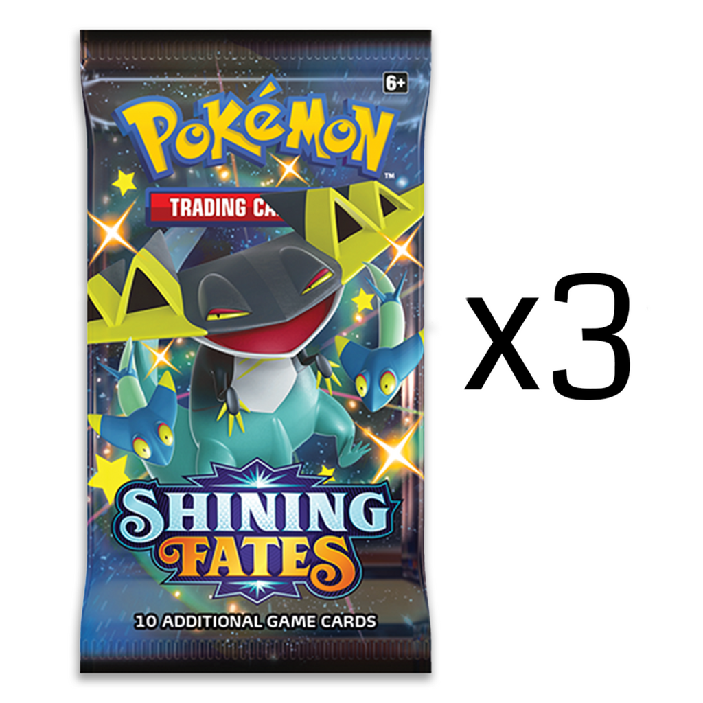 Pokmon TCG: Shining Fates Booster Pack: 3 Pack Pokmon TCG: Shining Fates Booster Pack: 3 Pack