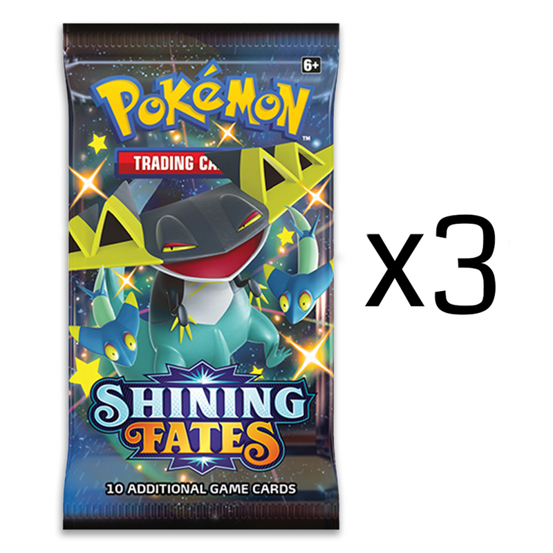 Pokémon TCG: Shining Fates Booster Pack: 3 Pack