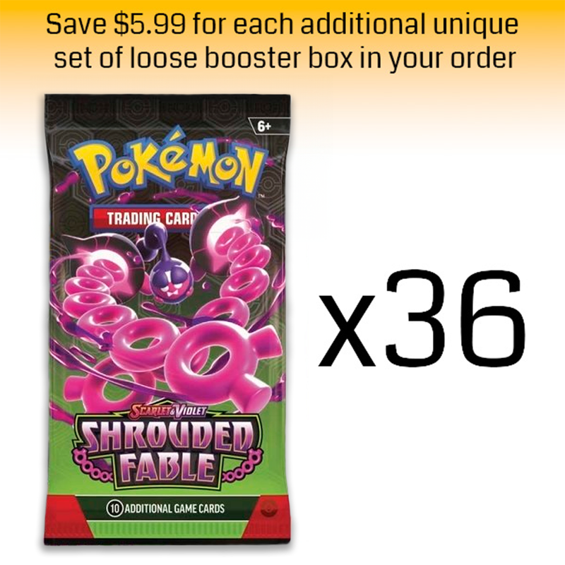 Pokémon TCG: Shrouded Fable Loose Booster Box: 36 Loose Packs