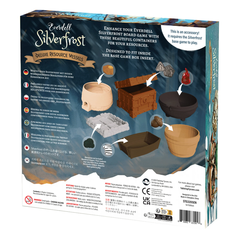 Everdell: Silverfrost: Deluxe Resource Vessels