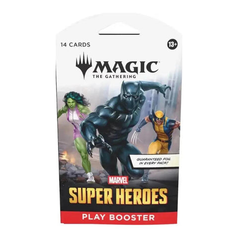 Magic the Gathering: Marvel Super Heroes: Play Booster Pack Sleeved