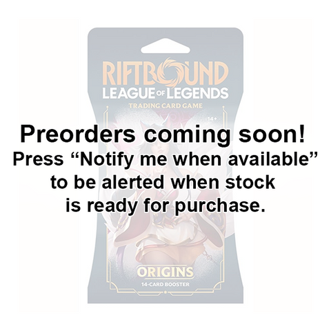 Riftbound - League of Legends TCG: Origins Sleeved Booster Pack Case (48ct)