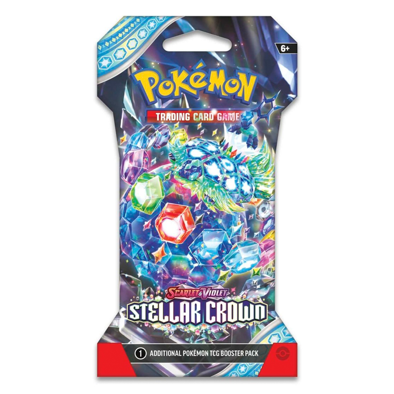 Pokémon TCG: Stellar Crown: Sleeved Booster Master Carton (144ct)