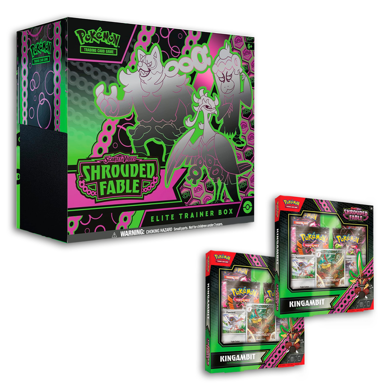 Pokémon TCG: Shrouded Fable: Elite Trainer Box + 2 Kingambit Combo