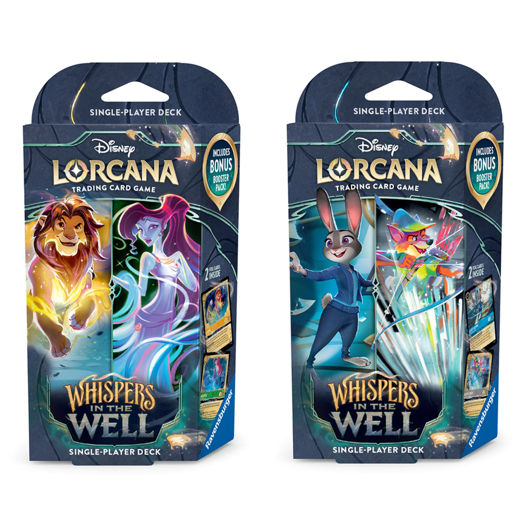 Lorcana TCG: Whispers in the Well: Starter Decks Lorcana TCG: Whispers in the Well: Starter Decks