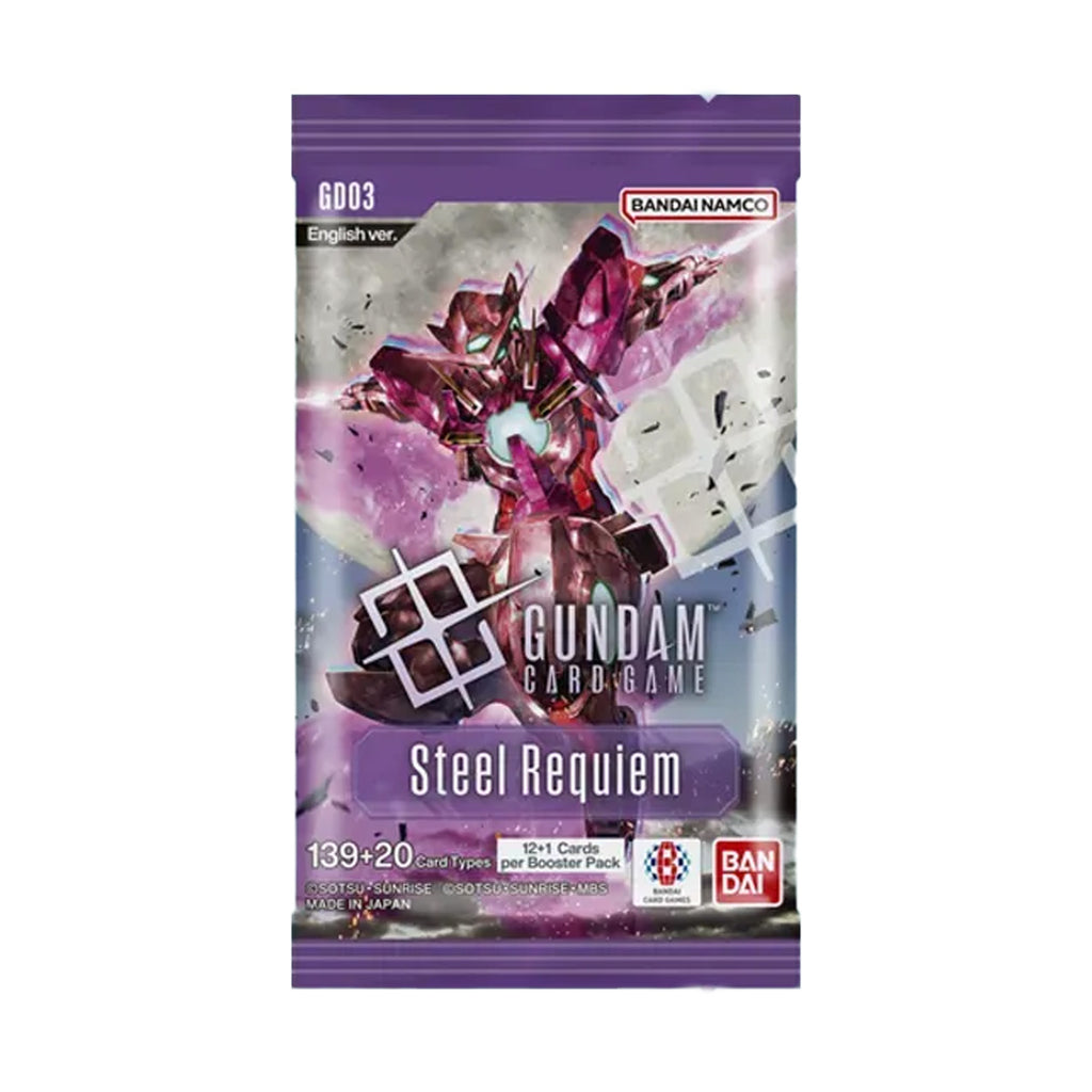 gundam gd03 booster box Gundam Card Game: Steel Requiem: Booster Box (GD03)