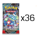 Pokémon TCG: Stellar Crown: Booster Pack: 36 Loose Packs
