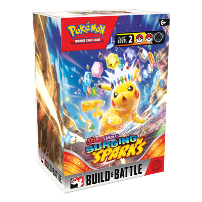 Pokemon Surging Sparks Build and Battle Box.