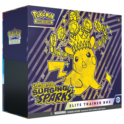 Pokemon Surging Sparks Elite Trainer Box.