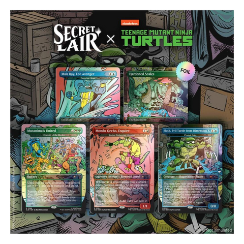 Magic the Gathering: Secret Lair x Teenage Mutant Ninja Turtles: The Mighty Mutanimals - Traditional Foil Edition