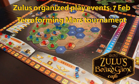 Zulu's favorite Board Games - Organized Play events