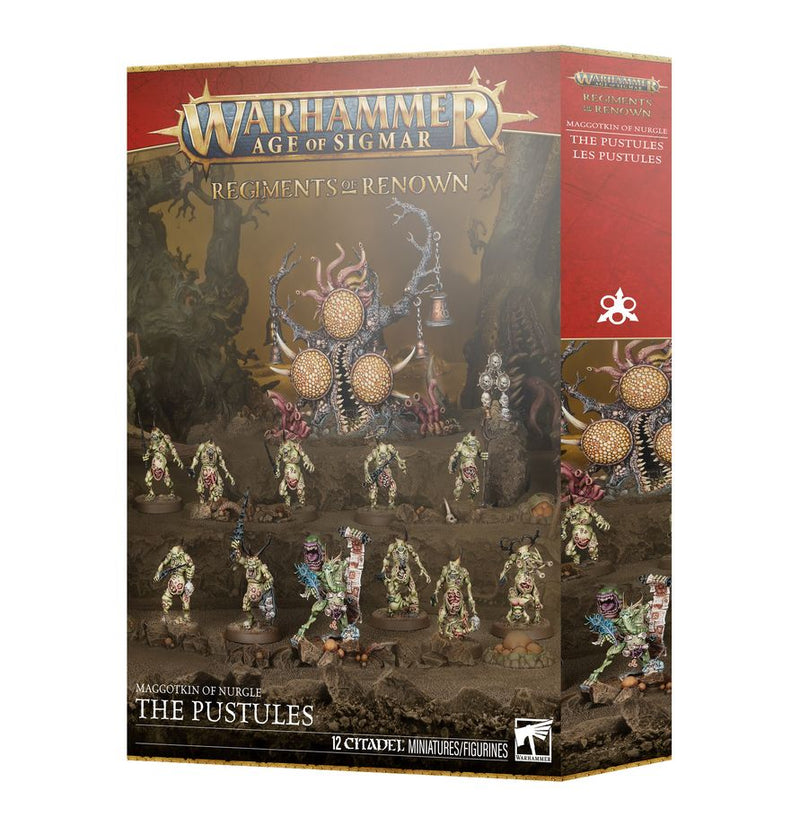 Warhammer Age of Sigmar: Maggotkin of Nurgle: Regiments of Renown: The Pustules