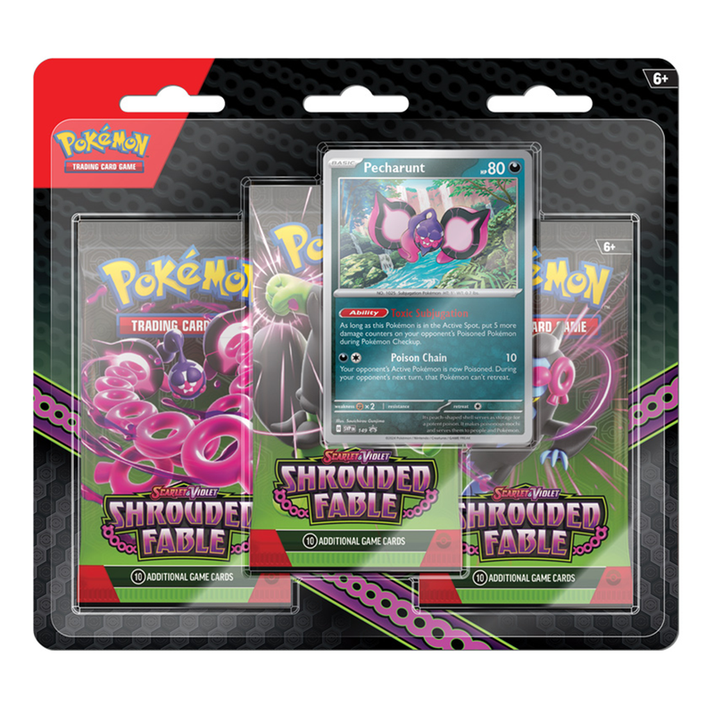 Pokémon TCG: Shrouded Fable: Three-Booster Blister