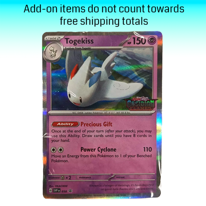 Pokémon TCG: Obsidian Flames Build and Battle: SV038 Togekiss Sealed Deck with Promo