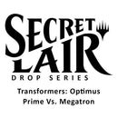 Magic the Gathering: Secret Lair x Transformers: Optimus Prime vs. Megatron