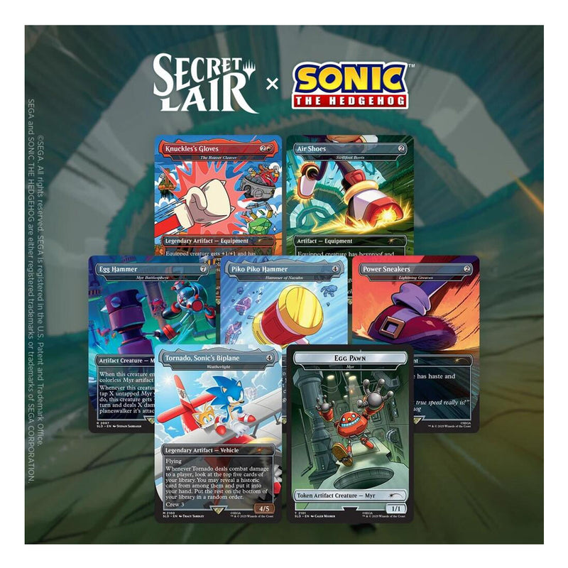 Magic the Gathering: Secret Lair x Sonic the Hedgehog: Turbo Gear - Ra Magic the Gathering: Secret Lair x Sonic the Hedgehog: Turbo Gear - Ra