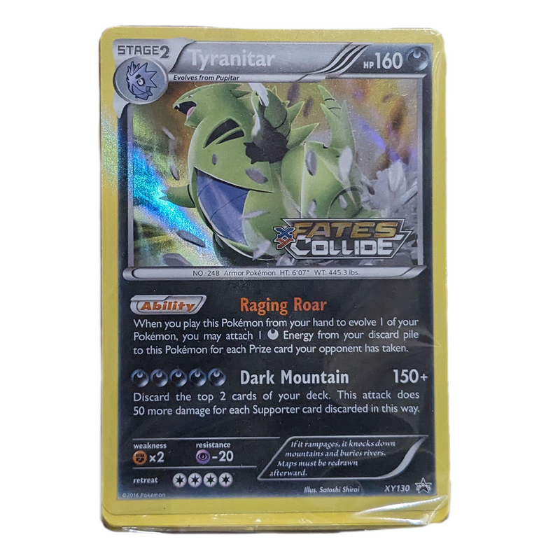 Pokémon TCG: Fates Collide Build and Battle: XY130 Tyranitar Sealed Deck with Promos