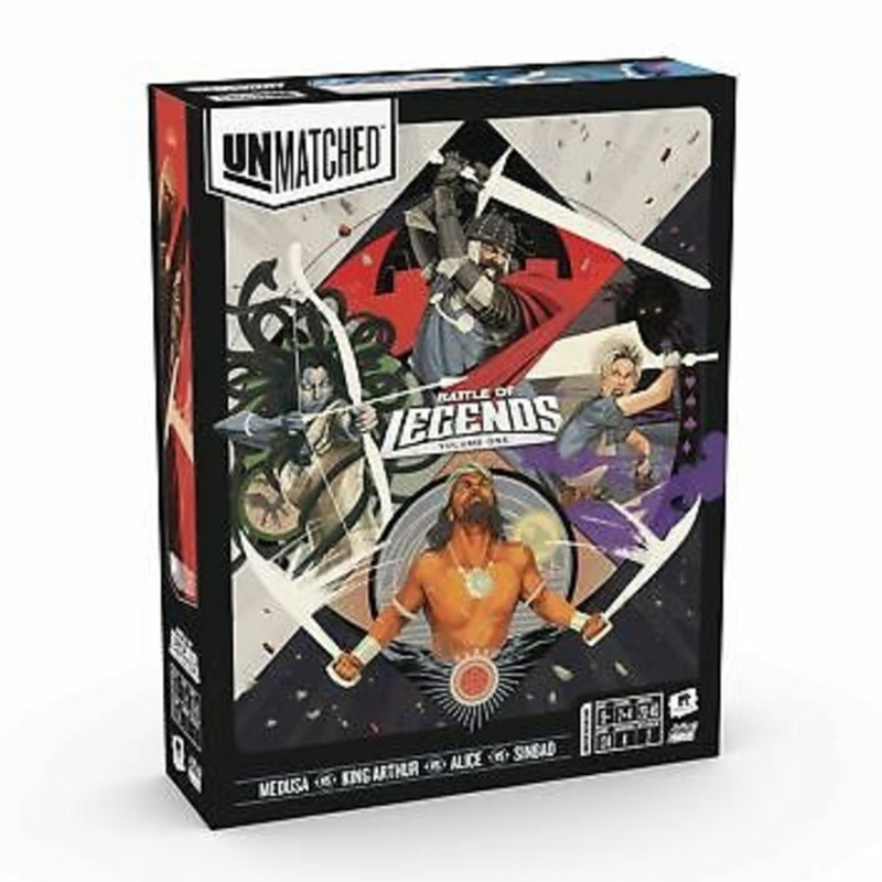 Unmatched: Battle of Legends Vol. 1 - King Arthur, Alice, Medusa, Sinbad