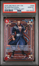 PSA GEM MT 10 Silvers Rayleigh [Op11-A Fist Of Divine Speed] - 128116334