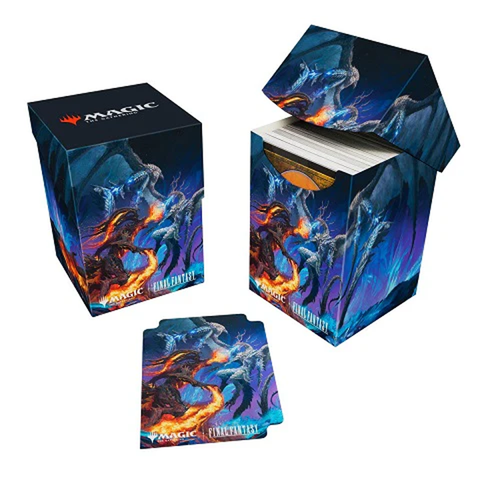 Magic the Gathering: Ultra Pro Final Fantasy Deck Box - Ifrit vs Bahamut