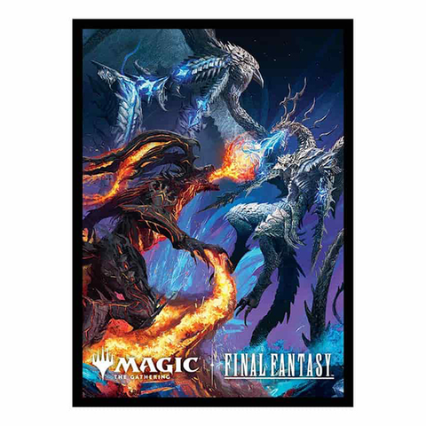 Magic the Gathering: Ultra Pro Final Fantasy Sleeves - Ifrit vs. Bahamut (100ct)