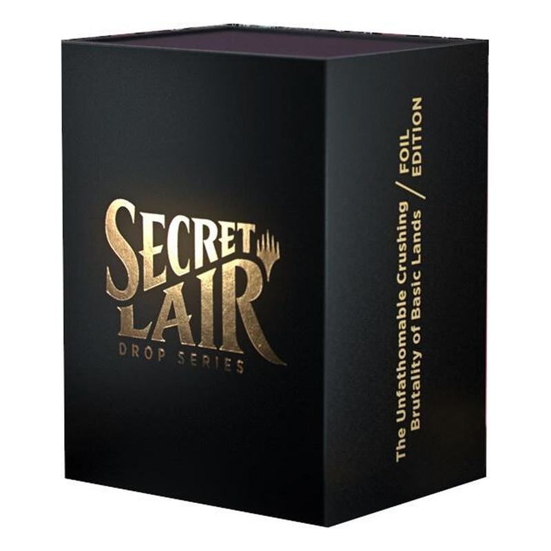 Magic the Gathering: Secret Lair: The Unfathomable Crushing Brutality of Basic Land - Foil Edition