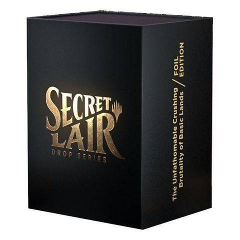 Magic the Gathering: Secret Lair: The Unfathomable Crushing Brutality of Basic Land - Foil Edition