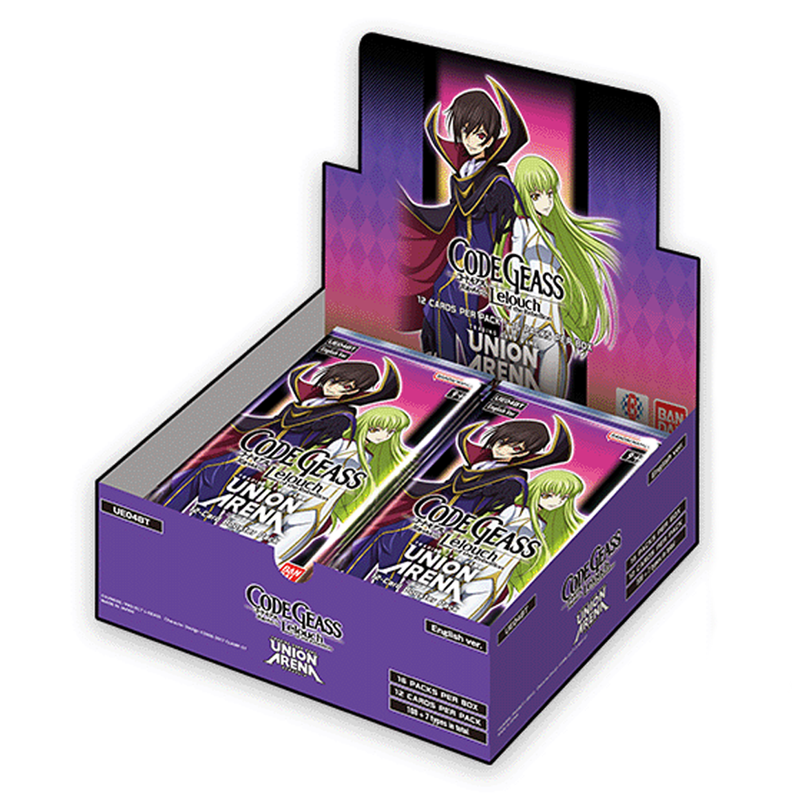 Union Arena Card Game: Code Geass: Lelouch of the Rebellion: Booster Display