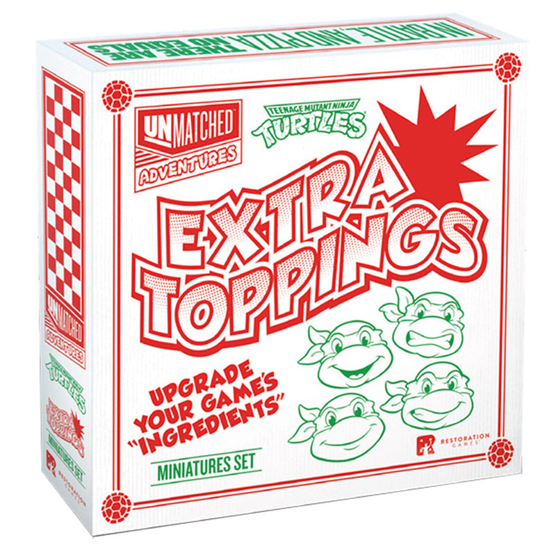 Unmatched Adventures: TMNT - Extra Topping Miniature Set Expansion