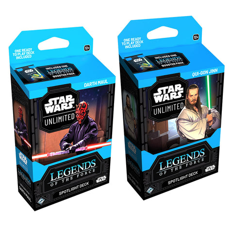 Star Wars Unlimited: Legends of the Force: Set of 2 Spotlight Decks
