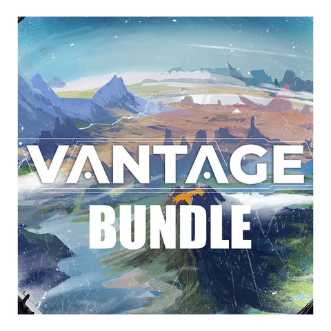 Vantage Bundle packaging with a scenic landscape design